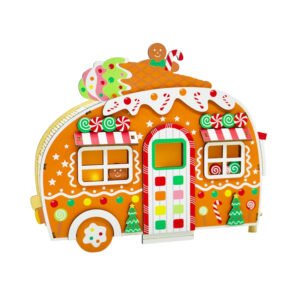Christmas Gingerbread House LED Light Decor for Festive & Home Holiday Decoration