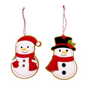 Felt Snowman Christmas Hanging Ornaments Non-Woven Fabric Decorations