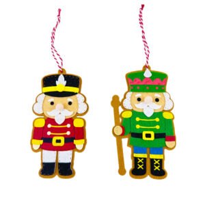 Felt Nutcracker Christmas Hanging Ornaments Non-Woven Fabric Decorations