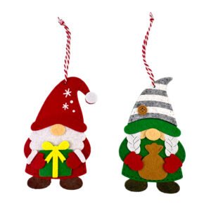 Felt Gnome Christmas Hanging Ornaments Non-Woven Fabric Decorations